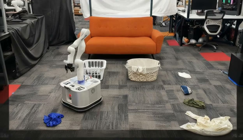 Initial robot manipulation state